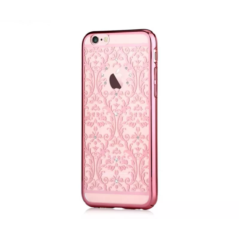 Devia Apple iPhone 7 Plus Baroque ar Swarovski rozā zelta aizsargmaciņš