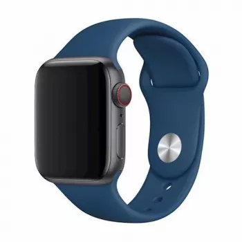 Devia Apple Watch 44mm / 42mm Strap Deluxe Sport Blue Horizon