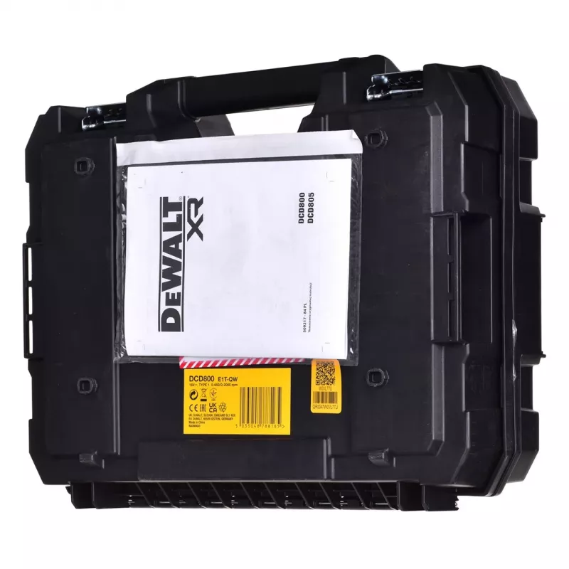 DEWALT 18V POWERSTACK bezsuku kombinētā urbjmašīna DCD800E1T 90Nm 1x1,7Ah TSTAK
