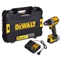 DEWALT 18V POWERSTACK bezsuku kombinētā urbjmašīna DCD800E1T 90Nm 1x1,7Ah TSTAK