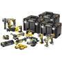 DEWALT 18V XR Kombinētais komplekts 10 gab. - 4x5Ah