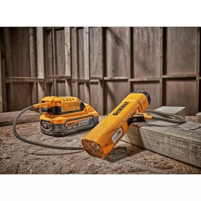 DEWALT BD-DCL183 LED lukturis 1300 lūmeni, IPX4 ūdens šļakstu aizsardzība, aviācijas alumīnijs, melns