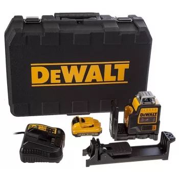 DEWALT DCE0811D1R-QW XR Li-Ion Lāzera Līmenis 10,8V 2.0Ah Melns, Dzeltens