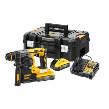 DEWALT DCH273H2T-QW 18V XR Brushless SDS-Plus Rotācijas āmurs ar 2x 5.0Ah akumulatoriem, lādētāju un TSTAK komplektu kastē