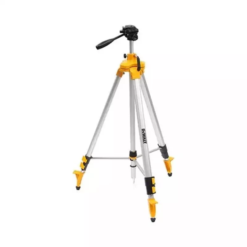 DEWALT DE0733-XJ Statīvs lāzera nivelierim, 3 kājas, alumīnijs, melns/dzeltens