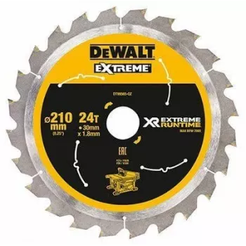 DEWALT Xtreme Runtime 210mm x 30mm 36T ripzāģa disks