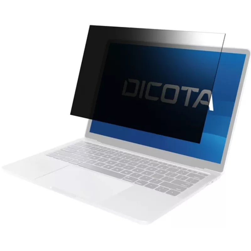 DICOTA 4-virzienu privātuma filtrs 16 collu portatīvajiem datoriem, 16:10, noņemams slīdēšanas stiprinājums, melns D50024-4SM