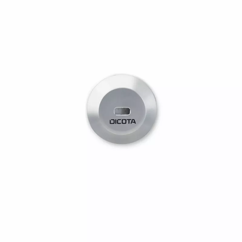 DICOTA klēpjdatora slēdzenes enkura plāksne T-Lock, sudraba D32052