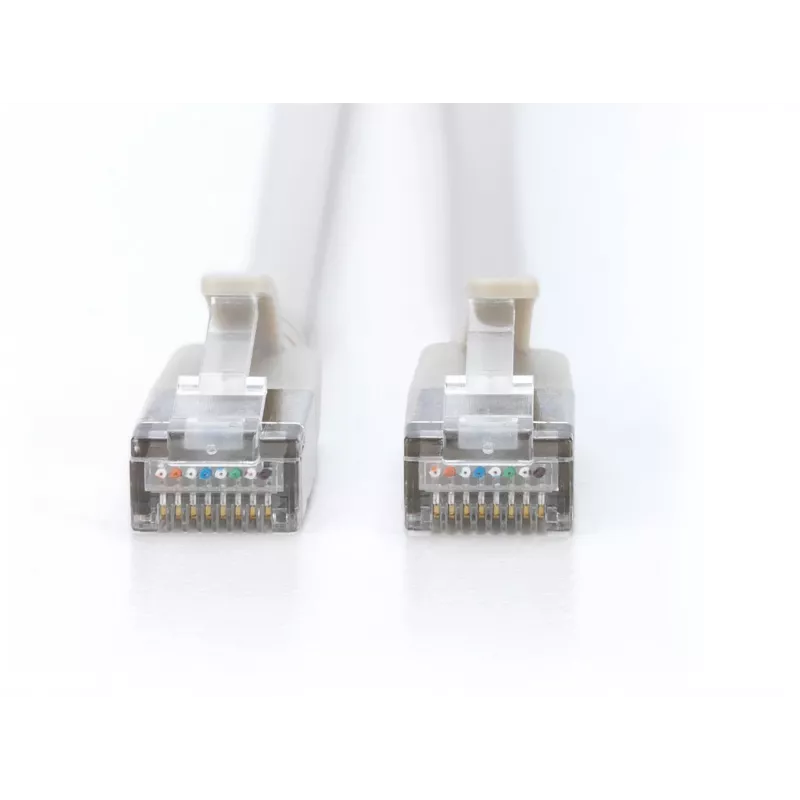 DIGITUS DK-1632-A-030S-10 CAT 6A F/FTP plāns komutācijas kabelis (10 gab.), 3 m, RJ45, 10 Gbit/s, LSZH, vara, pelēks