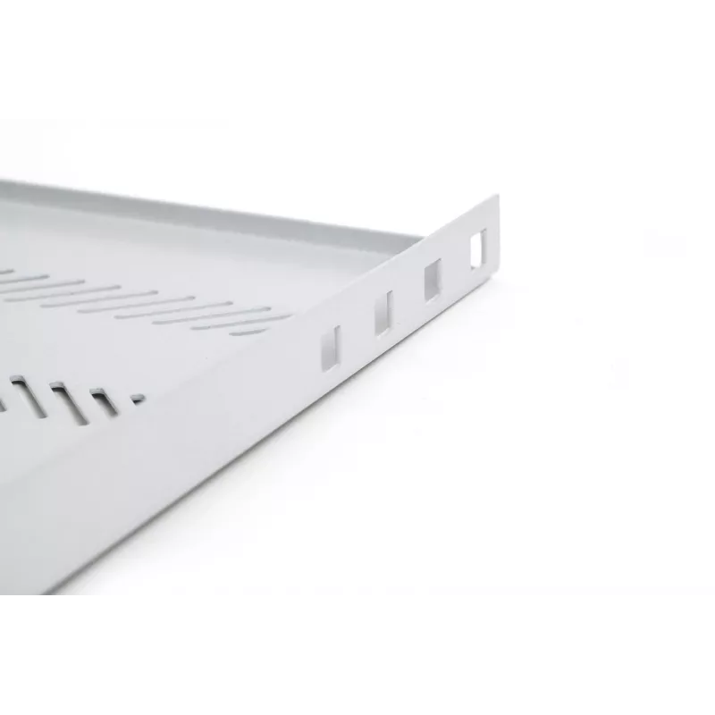 Digitus TN-19-650-1U-GY 19 collu fiksētais plaukts 1U, 650 mm dziļš, pelēks, 25 kg slodze