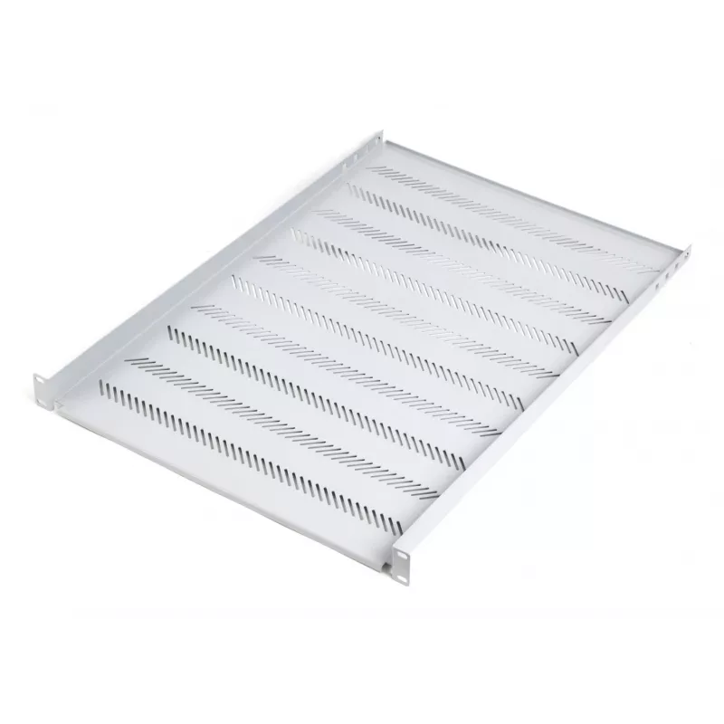 Digitus TN-19-650-1U-GY 19 collu fiksētais plaukts 1U, 650 mm dziļš, pelēks, 25 kg slodze