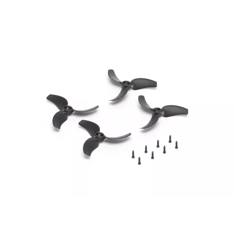 DJI Avata 2 Propellers (Pair) – Oficiālie rezerves dzenskrūves, ātrās fiksācijas, 3 lāpstiņu, melnas