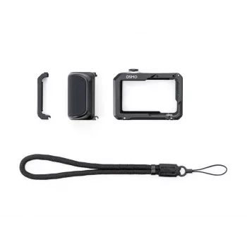 DJI Osmo Action 3/4/5 Horizontāli-vertikāls aizsargrāmis (Melns)