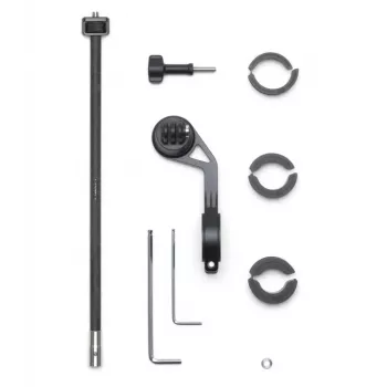 DJI Osmo Action velosipēda stiprinājuma komplekts stūrei un rāmja caurulēm, 22-35mm skava, ātrā atbrīvošana, melns