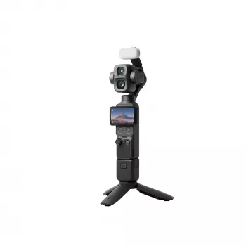 DJI Osmo Mobile 6 viedtālruņa 3 asu stabilizators, salokāms ar pagarinājuma stieni, ActiveTrack 5.0, magnētiskais stiprinājums, Slate Gray