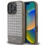 DKNY Apple iPhone 16 Pro Max PU ādas atkārtojošs raksts ar apakšējo svītru MagSafe maciņš Brūns
