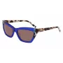 DKNY Women's DK547S5516425 Saulesbrilles - Havana Acetāta Rāmis, Brūnas Gradienta Lēcas, 55mm