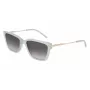 DKNY Women's DK713S Saulesbrilles - Brūns Havana Taisnstūra Rāmis ar Brūniem Gradienta Stikliem - 56 mm Lēcas Platums