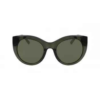 DKNY Sieviešu saulesbrilles DK517S-300 Havana Acetāta Rāmis Gradienta Brūnas Polikarbonāta Lēcas 52mm