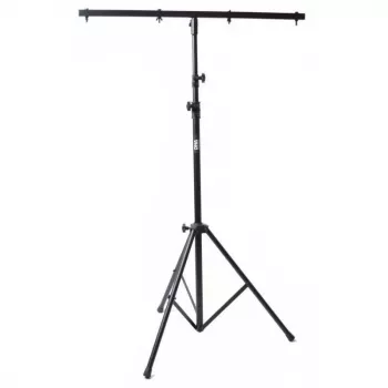 DNA LS1 Gaismas statīvs ar T-stieni, maks. augstums 320 cm, slodze 20 kg, tērauds, melns