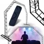 DNA PROFESSIONAL DNA DJ GATE pārnēsājama apgaismojuma truss sistēma, tērauds, melna, 60 kg kravnesība, 1500-3000 mm augstums