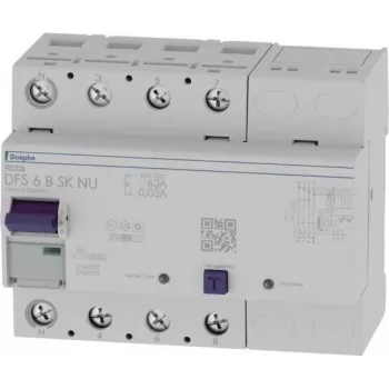 Doepke DFS6 063-4/0,03-B SK NU Diferenciālās aizsardzības automāts 4-polu 63A 30mA B tips 09144899