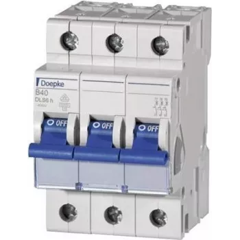 DOEPKE DLS 6H B13-3 miniatūras automātiskais slēdzis, 3 polu, 13A, 6kA, 09914112
