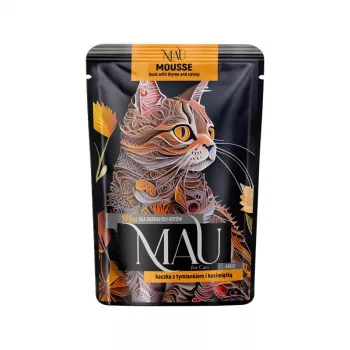 DOLINA NOTECI MAU Mousse Duck with Thyme and Catnip - Slapjā barība kaķiem - 85g