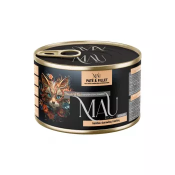 DOLINA NOTECI MAU Pate and Fillet Sterilised Duck with Cranberries and Lemon Balm - Wet Cat Food - 185g