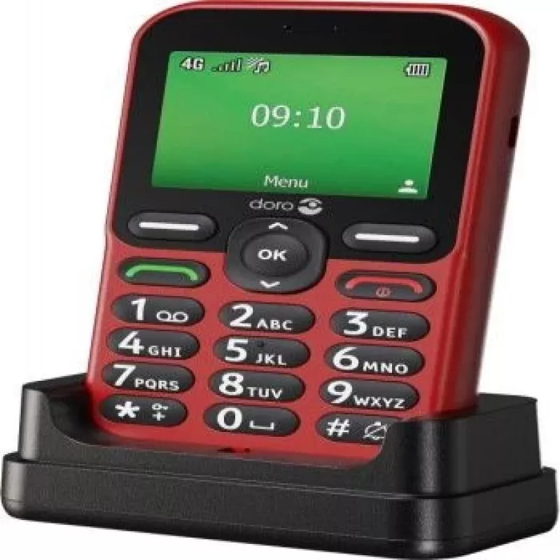 DORO E10 RED 4G Mobilais telefons