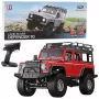 Double E tālvadības bezceļu auto RC Land Rover Defender 90 sarkans 1:14