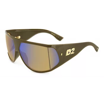 DSQUARED2 D2-0124-S-79U Vīriešu saulesbrilles Havana Brūns Acetāts 75/11/115 mm UV400