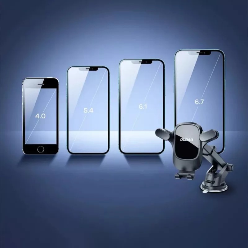 Dudao F5PRO+ Auto Turētājs ar Piesūcekni - Melns