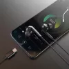 DUDAO Hi-Fi X3C+ vadu austiņas ar mikrofonu, 1,2 m, melnas