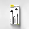 DUDAO Hi-Fi X3C+ vadu austiņas ar mikrofonu, 1,2 m, melnas