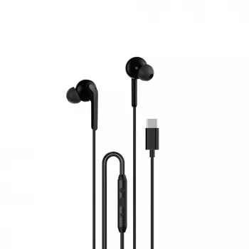 DUDAO Hi-Fi X3C+ vadu austiņas ar mikrofonu, 1,2 m, melnas