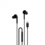 DUDAO Hi-Fi X3C+ vadu austiņas ar mikrofonu, 1,2 m, melnas