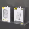 Dudao K28S 20W PD 5000mAh Powerbank ar MagSafe un Statīvu - Sudrabs
