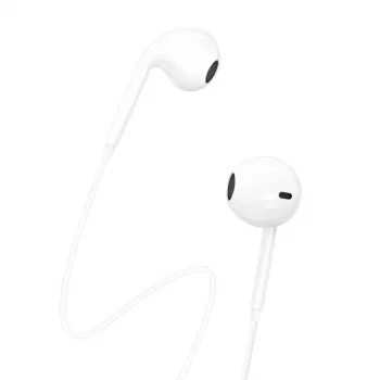 Dudao USB Type-C Connecto Stereo Headset New Ergonomic Earplugs Design X3C White