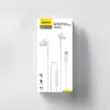 Dudao X3C+ Hi-Fi In-Ear Monitor Earphones 1.2m White