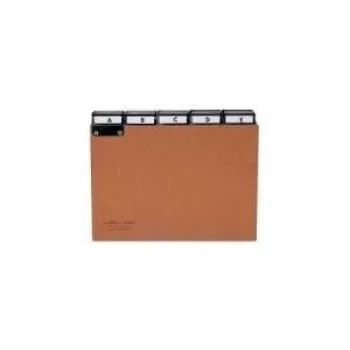 DURABLE A4 5 sadalītāju alfabētiskais reģistrs, preskartons, pelēks 424511