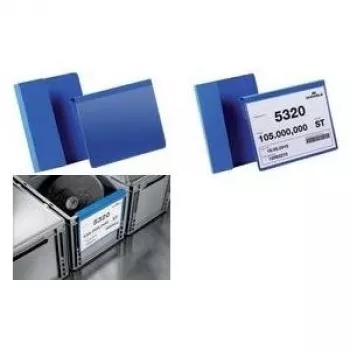 DURABLE A4 ainavas identifikācijas kabatiņa ar ieloci, caurspīdīgs PVC, 50 gab. 172307