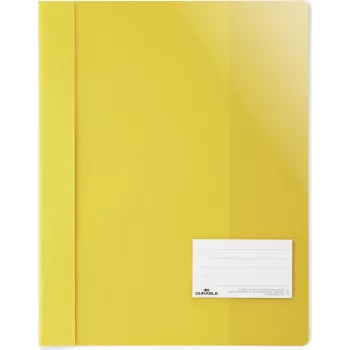 DURABLE A4+ atskaišu vāks ar etiķetes logu 90x57 mm, caurspīdīgs, 25 gab. 269004