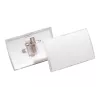 DURABLE CLICK FOLD vārda kartīšu turētājs ar kombinēto klipsi, 90 x 54 mm, caurspīdīgs, 25 gab. (821419)