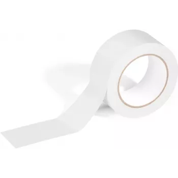 DURABLE DURALINE BASIC Marķēšanas lente 50 mm x 30 m, balta, pašlīmējoša PVC, pretplīšanas un nodilumizturīga 104402