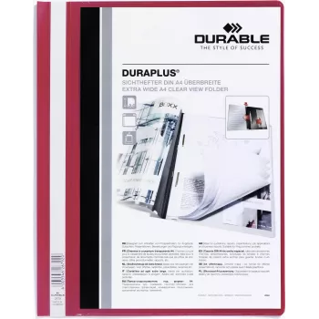 DURABLE DURAPLUS® A4+ prezentācijas mape, zila, 25 gab. 257903
