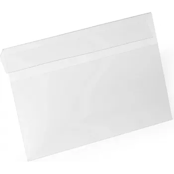 DURABLE HARD COVER A5 ainavas identifikācijas kabata ar atloku, caurspīdīga 116219