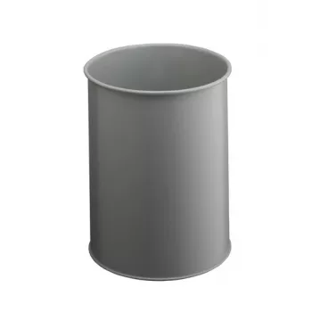 DURABLE metāla atkritumu tvertne 15L apaļa melna 330110
