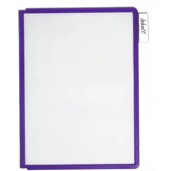 DURABLE SHERPA® PANEL A4 displeja panelis, melns rāmis, pretatspīduma, 5 gab. 560644