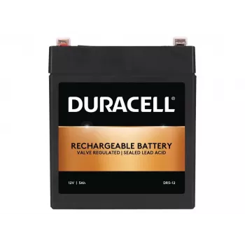 Duracell DR5-12 12V 5Ah VRLA Akumulators – Noslēgts Svina-Skābes, AGM, Bez Apkopes